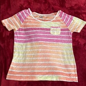 OP Colorful Striped Tee